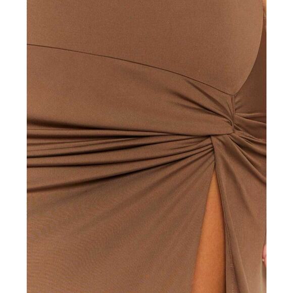 Beginning Boutique NWT Jacinta Brown Maxi Dress size 4 - Picture 13 of 16